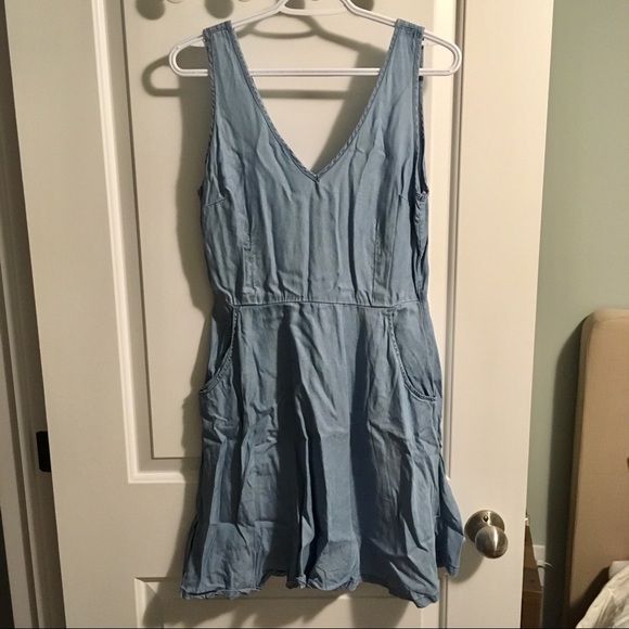 BOGO FREE - Chambray Dress - Picture 1 of 4